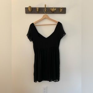 Black Hollister Babydoll Mini Dress